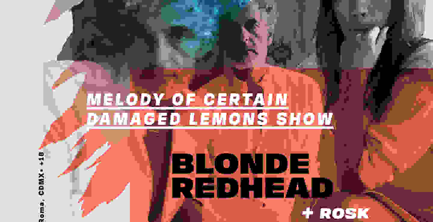 Gana tu acceso para la #SemanaIR!: Blonde Redhead