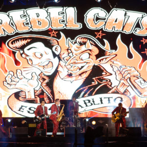 DLD, Los Claxons y Rebel Cats en auto concierto