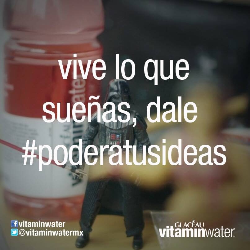 Dale poder a tus ideas con VitaminWater