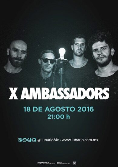 X Ambassadors por primera vez en México