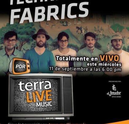 Technicolor Fabrics en Terra Live Music Studio