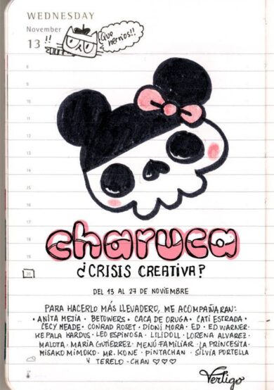 '¿Crisis Creativa?' de Charuca en Vértigo Galería