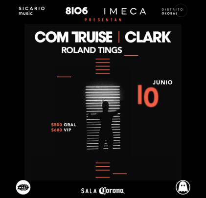 Clark, Com Truise y Roland Things en la CDMX