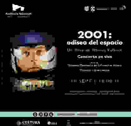 La Orquesta Filarmónica musicalizará '2001: Odisea del Espacio'