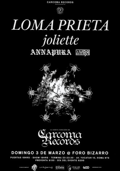 Loma Prieta en el aniversario de Carcoma Records