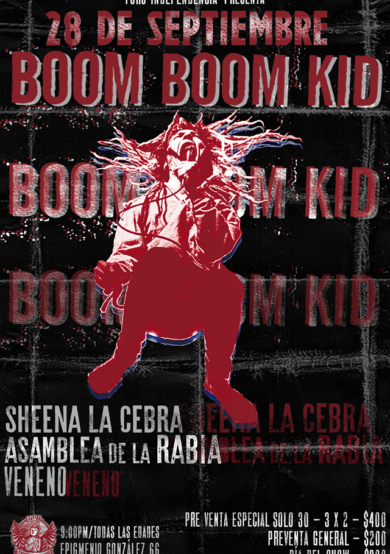 Boom Boom Kid en el Foro Independencia