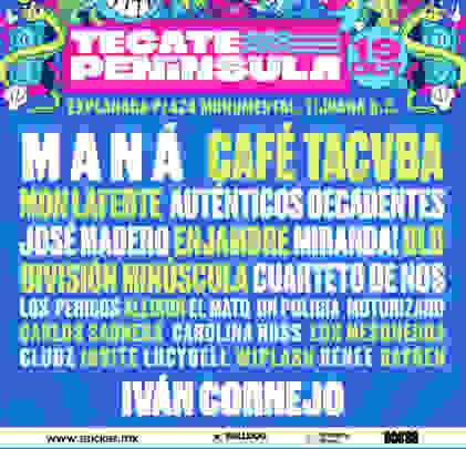 PRECIOS: Festival Tecate Península 2024 anuncia lineup