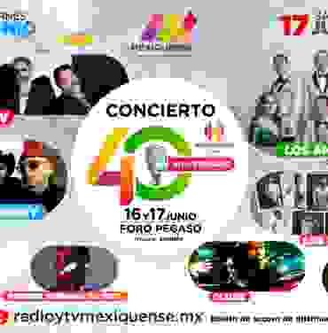 Clubz, Kinky y Molotov en el 40 aniversario de Mexiquense Radio
