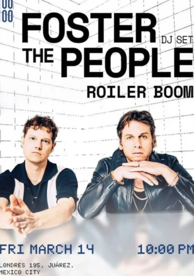 Foster The People llegará a LooLoo con un DJ set