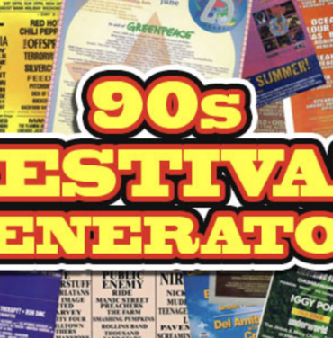 Crea tu propio festival con 90s Festival Generation