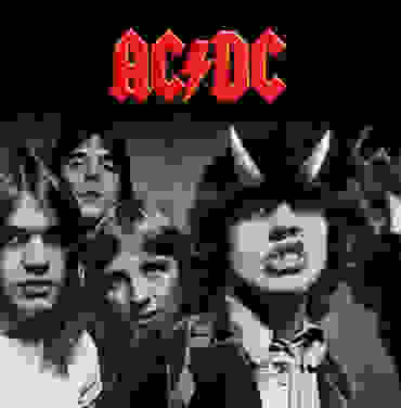 AC/DC en estampillas postales