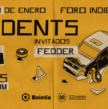 Accidents ofrecerá concierto en el Foro Indie Rocks!