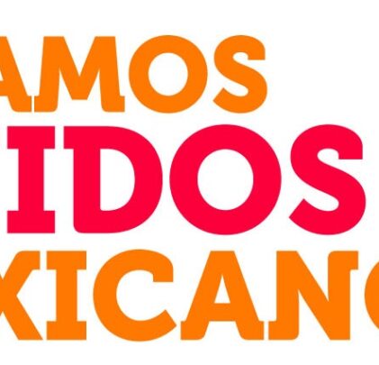 Estamos Unidos Mexicanos en el Zócalo de la Ciudad de México