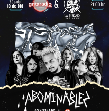 Abominablez ofrecerá concierto en el Foro La Piedad
