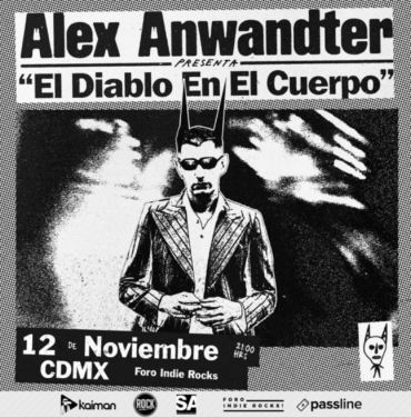 Alex Anwandter llegará al Foro Indie Rocks!