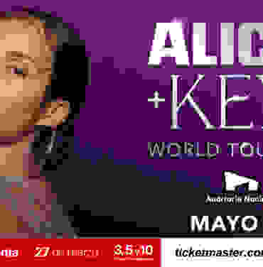 Alicia Keys se presentará en el Auditorio Nacional