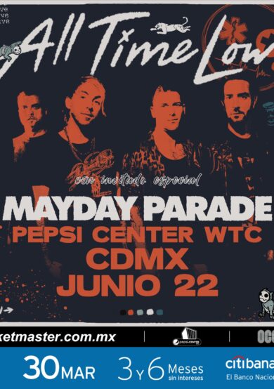 All Time Low y Mayday Parade juntos en CDMX