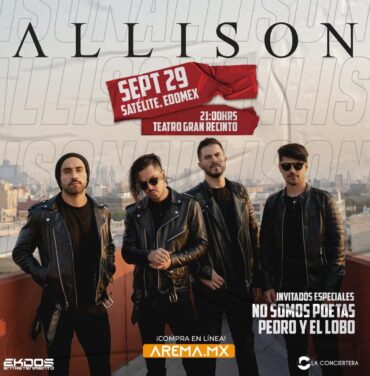 Allison se presentará en Teatro Gran Recinto