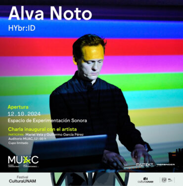 Alva Noto se presentará en el Museo Universitario de Arte Contemporáneo (MUAC)