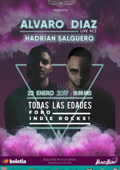 Álvaro Díaz se presentará en el Foro Indie Rocks!