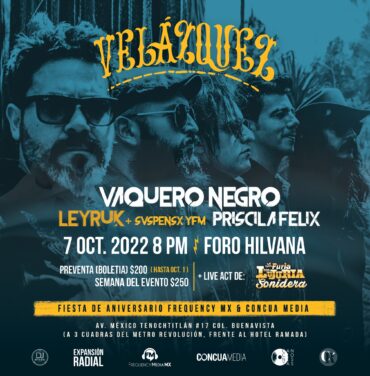 ¡Festeja el 8vo aniversario de Frequency y Concua Media!