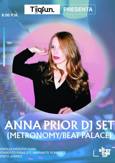 Anna Prior presentará DJ Set en terraza WeRock