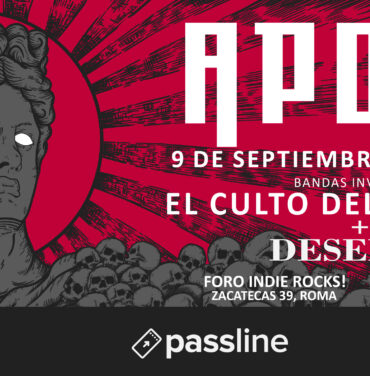 Apolo se presentará en el Foro Indie Rocks!