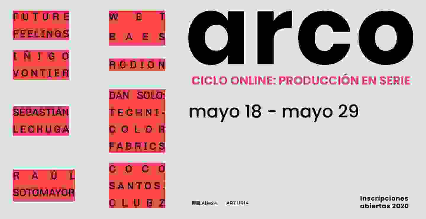 Conoce Producción en serie de ARCO, el ciclo dedicado a productores