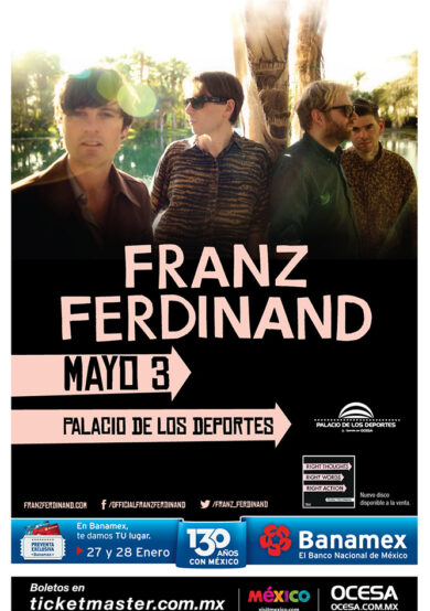 Franz Ferdinand en el Palacio de los Deportes