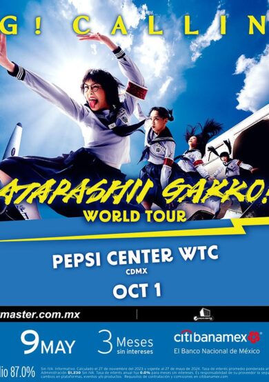 Atarashii Gakko! se presentará en el Pepsi Center WTC
