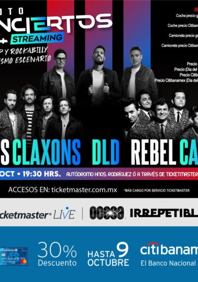 DLD, Los Claxons y Rebel Cats en concierto