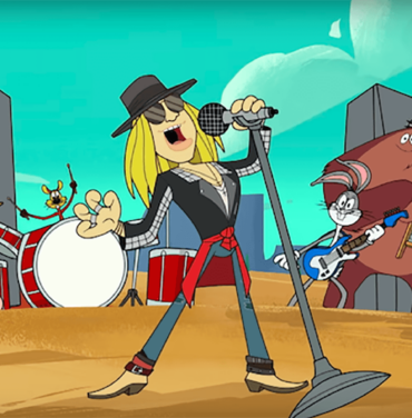 Mira a Axl Rose salvar el mundo con los Looney Tunes