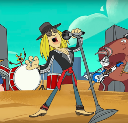 Mira a Axl Rose salvar el mundo con los Looney Tunes