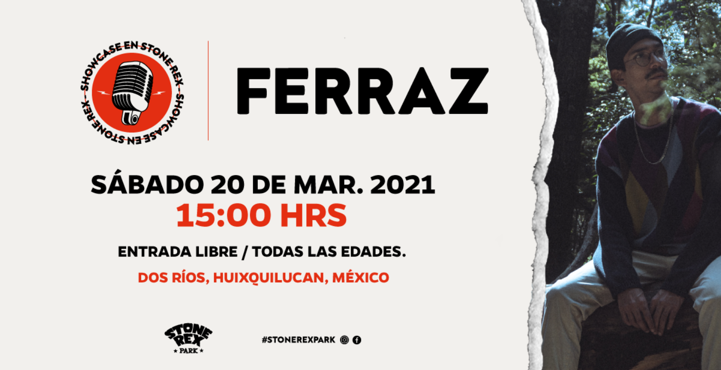 Ferraz ofrecerá showcase en Stone Rex Park