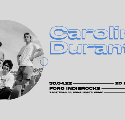 Carolina Durante ofrecerá concierto en el Foro Indie Rocks!