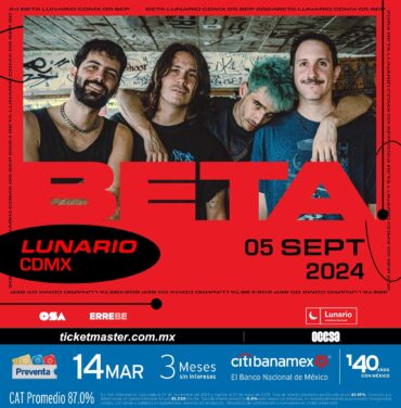 PRECIOS: BETA llenará de ruido el Lunario del Auditorio Nacional