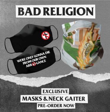 Ya puedes tener cubrebocas y rompecabezas de Bad Religion