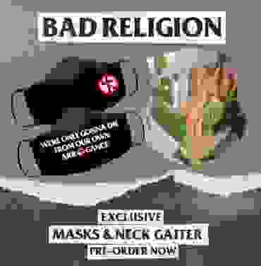 Ya puedes tener cubrebocas y rompecabezas de Bad Religion