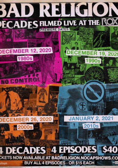 Bad Religion celebrará 40 años con una serie en streaming
