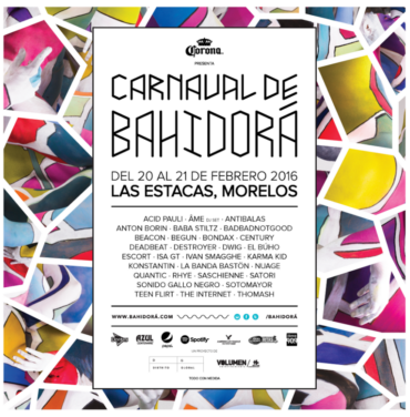 Cartel y precios de Bahidorá 2016