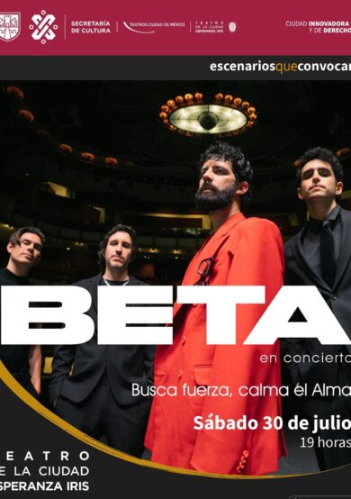 BETA se presentará en el Teatro de la Ciudad
