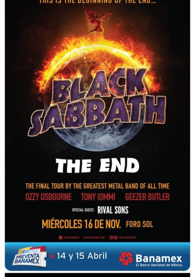 Black Sabbath regresa a la Ciudad de México