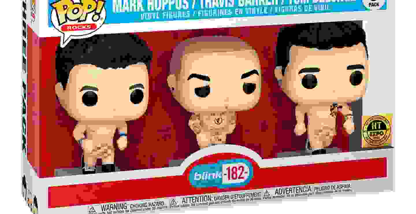 ¡Mira las figuras Funko Pop de Blink-182!
