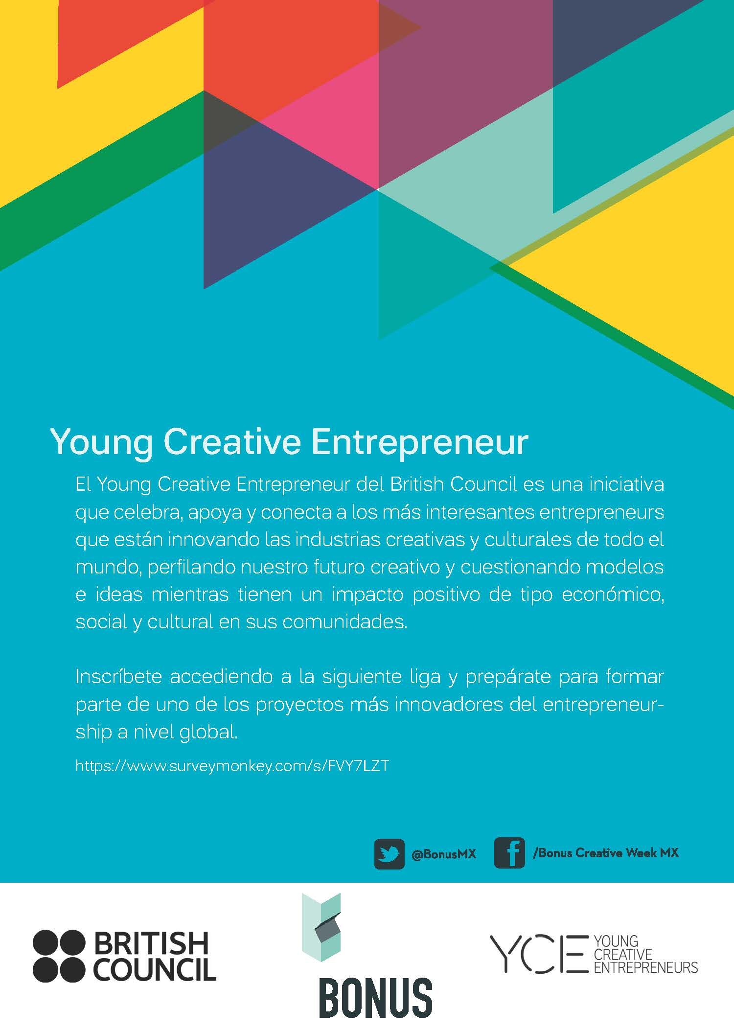Participa en el Young Creative Entrepreneur 2014
