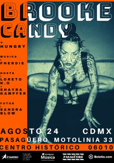 Brooke Candy + Hungry se presentarán en Pasagüero