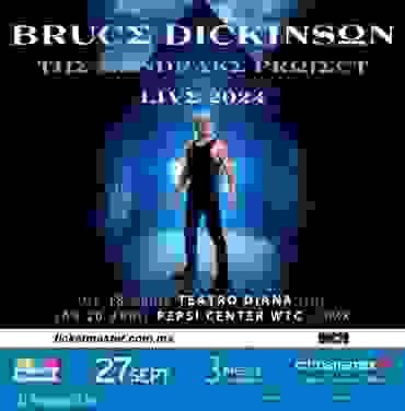 Bruce Dickinson llegará al Pepsi Center WTC