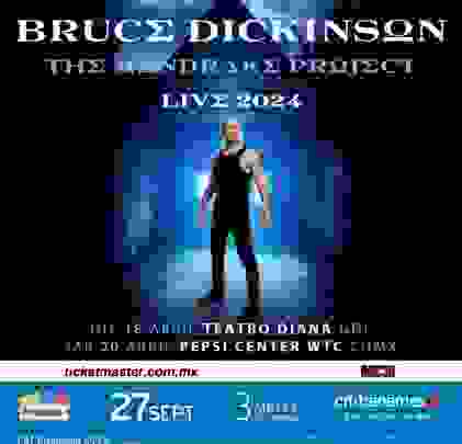 Bruce Dickinson llegará al Pepsi Center WTC