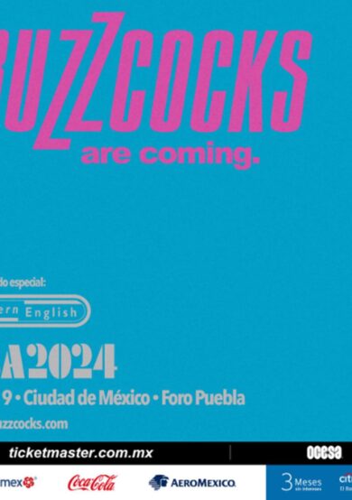 PRECIOS: Buzzcocks y Modern English en Foro Puebla