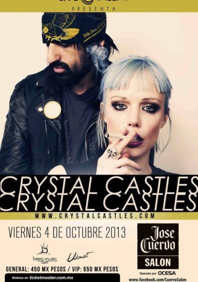 Crystal Castles en el José Cuervo Salón