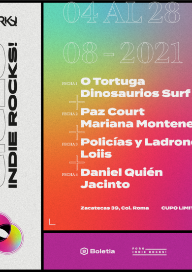 Indie Rocks! presenta: Ciclo Indie Rocks 2021
